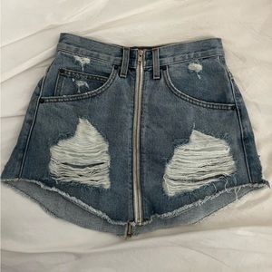 LF denim skirt